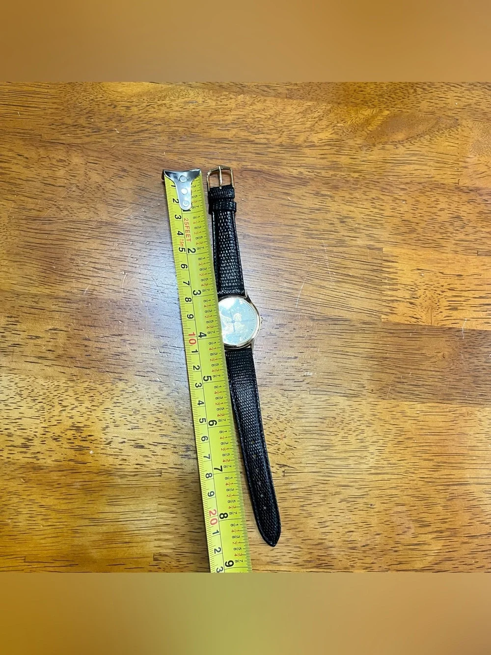 Vintage Wittnauer Pegasus watch gold-tone case leather band unisex